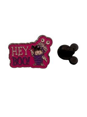 Disney Hey Boo Trading Pin Monsters Inc Kid Costume Badge
